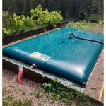 Citerne souple 8m3 / 8 000l - récupérateur eau de pluie - bâche souple en pvc - traitée anti uv - autoportante ... Citerne souple 8m3 / 8 000l - récupérateur eau de pluie - bâche souple en pvc - traitée anti uv - autoportante ...