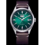 Citizen - montre hommes - automatique - analogique - bracelet cuir marron - nh8390 - 03xe