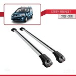 Compatible avec citroen berlingo 2 (b9) 2008 - 2018 ace - 1 barres de toit railing porte - bagages de ...