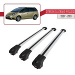 Pour citroen c4 grand picasso 2007 - 2013 barres de toit ace - 1 railing porte - bagages de voiture 3 ...