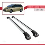 Compatible avec citroen grand c4 picasso 2007 - 2012 ace - 1 barres de toit railing porte - bagages de ...