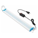 Clairage aquarium led ultra - mince rampe led avec 3 modes lumire rglable 28 cm 12w yyv