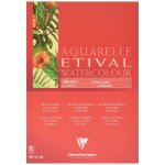 Clairefontaine - 96391c - un bloc encolle 1 cote de papier dessin etival grain classic 10 feuilles 21x297 ...