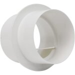 Clapet anti - retour en pvc pour ventilateur de salle de bain empche le refoulement tuyau rond amortisseur ...