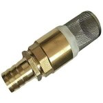 Clapet crepine anti retour - avec crpine en acier inoxydable et vanne  sens unique - retour pompe 88 ...