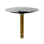 Clapet recouvrant diamtre 72 mm pour vidage baignoire  cble brillant