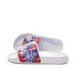 Claquettes blanches femme kappa sarty 2