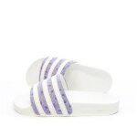 Claquettes blanche / mauve femme adidas adilette hq4294 Claquettes blanche / mauve femme adidas adilette hq4294