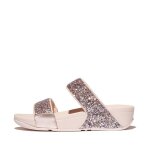 Claquettes femme fitflop lulu multi - tonal glitter