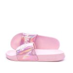 Claquettes roses femme ellesse demi