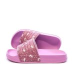Claquettes rose licorne fille kappa logo sartwog