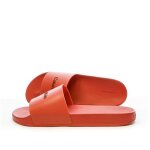 Claquettes rouges homme calvin klein jeans slide rubber