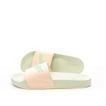 Claquettes vert / rose homme adidas adilette shower gz9507