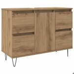 Clarence� armoire de rangement pour salle de bain - colonne wc - ch�ne artisanal bois ding�nierie ll0967 ...