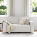 Clarence * canapé loveseat canapé dangle / sofa - 2 positions - blanc 120 cm en simili cuir eu498087 Clarence * canapé loveseat canapé dangle / sofa - 2 positions - blanc 120 cm en simili cuir eu498087