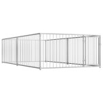 Clarence chenil - vidaxl - pour multiples utilisation - pour chiens 200 x 400 x 100 cm fr511 Clarence chenil - vidaxl - pour multiples utilisation - pour chiens 200 x 400 x 100 cm fr511