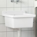 Clarence * lavabo pour montage - vier  posermurale blanc 40x40x24 cm rsine &europ2276441