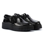 Clarks torhill bee chaussures noires pour femmes en cuir verni. - eur 42