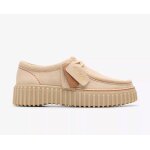Clarks torhill bee ecru suede