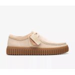 Clarks torhill lo ecru suede