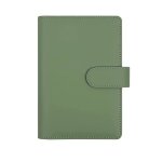 Classeur a5 budget - 1 pi�ce cuir pu 6 anneaux - convient pour agenda organisation �tiquette