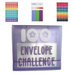 Classeur budget a5 100 enveloppes budg�taires 3 autocollant d�tiquette pour planner agenda