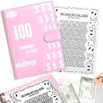 Classeur budget a5 100 enveloppes set budget planner 4 autocollant pour maison bureau et voyages