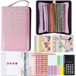 Classeur budget a6 avec fermeture à glissièreorganiseur dargent 4pochettes en pvcenveloppe 12 couleursmini ... Classeur budget a6 avec fermeture à glissièreorganiseur dargent 4pochettes en pvcenveloppe 12 couleursmini ...