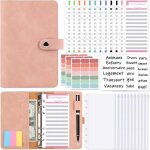 Classeur budget a6 franais enveloppe budget budget planner franais - rose