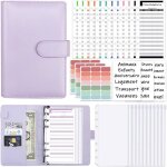 Classeur budget a6 fran�ais enveloppe budget budget planner fran�ais - violet