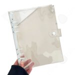 Classeur de cartes 237 x 187 x 27 cm a5 portable et facile à ranger 6 clips à anneaux pour un accès facile ... Classeur de cartes 237 x 187 x 27 cm a5 portable et facile à ranger 6 clips à anneaux pour un accès facile ...