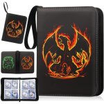 Classeur carte cahier compatible avec 400 cartes - marque - modle - noir - mixte