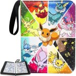 Classeur  cartes pokmon - 4 pochescapacit de 400 cartes classeur de cartes  collectionner en cuir ...
