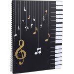 Classeur de partitions pour jouer des documents en papier de format a4 support de rangement 30 poches ...