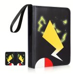 Classeur de rangement pour cartes 63 pages 4 poches pok�mon 504 emplacements pour cartes sac � fermeture ...