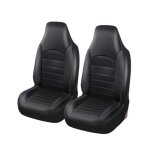 Classique housses de siège de voiture avant simili - cuir universelle housse de sieges auto couvre gris ... Classique housses de siège de voiture avant simili - cuir universelle housse de sieges auto couvre gris ...