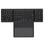 Clavier bluetooth pliable bow avec pavé tactile clavier pliant de poche pour ordinateur portable téléphone ... Clavier bluetooth pliable bow avec pavé tactile clavier pliant de poche pour ordinateur portable téléphone ...