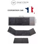 Clavier bluetooth pliable mini portable pour ios android windows