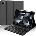 Clavier coque pour ipad air 5eme / 4eme generation 10. 9 - azerty clavier sans fil housse avec pen holder ...