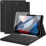 Clavier coque + verre tremp pour ipad 9 / 8 / 7me gnration 10. 2 inch 2021 / 2020 / 2019 azerty franais ...