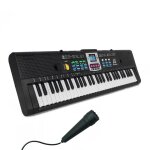 Clavier �lectronique pour enfants 61 touches - piano num�rique avec microphone - fonction usb - instrument ...