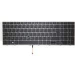 Clavier francais azerty pour hp zbook fury 15 g7 / 15 g8 l97967 - 051 / nsk - x01bc + r�tro + trackpoint ...