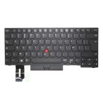 Clavier francais azerty pour lenovo thinkpad e480 / e485 / t480s / l480 / l380 + trackpoint - note - ...