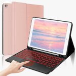 Clavier coque - ethnics origins - ipad 10. 2 / 9 / 8 / 7 - rose gold - bluetooth - touchpad 7 couleurs ...