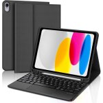 Clavier ipad 10me gnration 2022 10. 9 avec trackpad rtroclairage 7 couleurs noir - trackpad