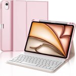 Clavier ipad air 11 pouces 2024 coque clavier ipad air 11 pouces azerty clavier dtachable sans fil bluetooth ...