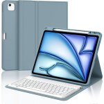 Clavier ipad air 13 pouces (m2 2024 / m3 2025) azerty fran�ais keyboard coque �tui clavier d�tachable ...