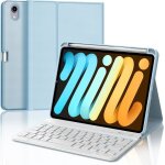 Clavier ipad mini 7 / 6 8. 3 pouces coque clavier ipad mini 7 8. 3 2024 rechargeable clavier azerty dtachable ...
