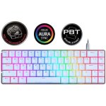 Clavier de jeu - asus - rog falchion ace - mcanique - ergonomique - filaire - blanc clair de lune