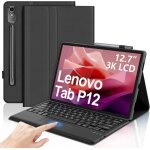 Clavier lenovo tab p12 12. 7 pouces 2023 avec trackpad d�tachable azerty fran�ais touchpad clavier �tui ...
